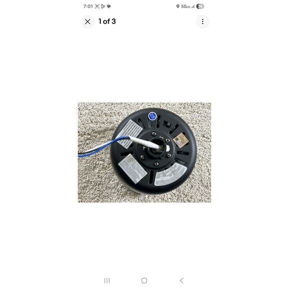 Hampton Bay Other - Hampton Bay 54 In MENA Ceiling Fan Motor  Replacement part  new  Open Box.